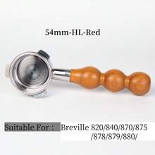 Cabo para porta-filtro sem fundo de 54 mm compatível com máquinas de café expresso Breville, cesto de filtro em aço inoxidável, acessórios para cabo Breville - Multicolorido - Ver 13