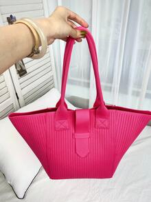 Tunpurle Damen Umhängetasche mit großer Kapazität, Pendler-Shopper, Damen Tragetasche in Teigtaschenform