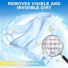 20/10/5/1片 七色网格洗衣香氛珠，持久清新添加剂，家居香氛洗衣珠，保持衣物洁净芬芳，适用于清洁衣物、窗帘、床上用品、家居装饰、圣诞节等，用量根据个人喜好而定。 - 彩色 - 查看 4