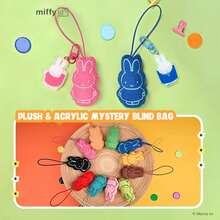 Túi quà bí mật gồm búp bê Miffy và mặt dây chuyền acrylic, móc khóa hình thỏ dễ thương ngẫu nhiên cho ba lô, mặt dây chuyền ba lô phong cách dễ thương và ngọt ngào, quà tặng sưu tầm bất ngờ không thể thiếu dành cho các bé gái dễ thương. - 1 chiếc túi mù - Xem 9