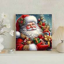 1 قطعة [30*30سم/11.8*11.8بوصة][40*40سم/15.7*15.7بوصة][30*40سم/11.8*15.7بوصة][40*50سم/15.7*19.6بوصة] طقم رسم الماس 5D أكريليك، بنمط سانتا كلوز، مناسب للمبتدئين البالغين DIY فسيفساء فن الماس، رسم الماس كامل بالحفر اليدوي DIY، قابل للتطبيق على ديكور جدران غرفة المعيشة والنوم والمكتب، هدية فنية مفاجئة لديكور المنزل للعائلة والأصدقاء