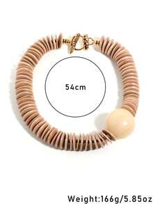 1 件夸张个性化时尚经典串珠项链，适合女性派对、度假和日常佩戴 - X-1280 - 查看 7