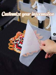 2-10 Inch Customized Photo & Text DTF Apparel, Customizable Photo & Text DIY Heat Transfer, Custom Iron-On Stickers, Custom Heat Transfer, T-Shirt Iron-On Stickers, Custom Vinyl DTF Heat Transfer Stickers, Custom Photo & Name Heat Sublimation Printing, Chest Logo Iron-On Stickers, Holiday Calendar - Multicolor - View 6