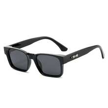 Gafas de sol polarizadas cuadradas de calidad para hombres, núcleo de metal, UV400, gafas de sol unisex para viajes, senderismo, playa y pesca - Azul - Ver 9