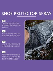 1包100ml鞋子防污防水喷雾防水剂运动鞋防水喷雾清洁灰尘污渍防水防雨鞋子护理喷雾全天保护持久防水效果轻松应对阴雨天气保持双脚干爽大米防水喷雾