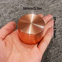 2inch Metal Black Herb Grinder Zinc Alloy Crusher 4 Layers Mortar Metal Mill Manual Pestle Tobacco Grass Grinder Cigarette Cigar Tools Smoking Accessories Gift - 2.0inch - View 14