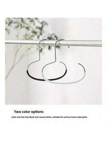 1 pieza Percha de almacenamiento de ganchos mejorada, Gancho auxiliar universal negro/blanco/gris, Percha colgante para armario de dormitorio para gorra de béisbol, correa, Estante de exhibición de sombreros multifuncional para el hogar, Minimalista y de moda