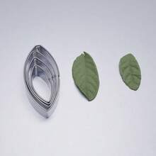 11PCS Polymer Clay Cutter Leaf Vein Impression Texture Emboss Silicone Mold DIY Clay Jewlery Tool Art Hobby Supplies