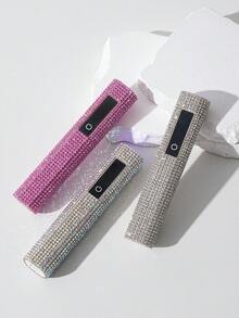 1pc LED UV Diamond Nail Lamp, Portable Nail Curing Light With Touch Display, USB Rechargeable Nail Dryer Lamp For Nail Art, Gel Nail Polish, Nail Rhinestones, Quick Drying, Mini Nail Lamp - Multicolor - View 6