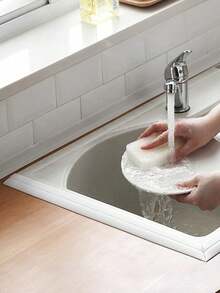 1 Roll Of White PVC Waterproof Tape - Perfect For Bathrooms, Sinks, And Kitchens - Super Strong Adhesion! Bathroom Decor, Fall Decor, Back To School