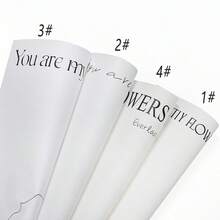 Aimall 100 Pcs Flower Bouquet Wrapping Paper Flower Bags Sleeves For Bouquets Kraft Paper Floral Wrap Bags Flower Bouquet Supplies