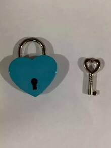 Set de pequeño candado con forma de corazón con llave - Candado metálico con forma de corazón, apto para maletas, portátiles, cajones, carteras - Juego de cierres decorativos pequeños para bolsas