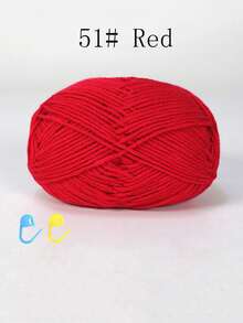 1/3包 50克 4股钩针线，带记号扣的钩针线，初学者钩针套装，多包装编织线，优质腈纶线，柔软钩针线，DIY工艺品，围巾（配饰颜色随机）