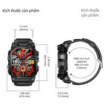 LOKMAT Đồng hồ thông minh APPLLP 7 MAX, màn hình AMOLED 2.06 inch, hỗ trợ thẻ SIM 4G/5G, tương thích với thiết bị Android & iOS, camera độ phân giải cao xoay 180°, dữ liệu di động, Wi-Fi, tải ứng dụng của bên thứ ba, hệ điều hành Android 8.1. - APPLLP 7 MAX - Xem 13