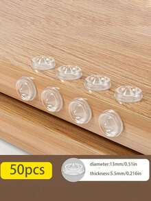 Durable Silicone Bumper Pads - Thick Clear Shock-Absorbing Protection For Furniture, Cabinet Doors, Desk Edges, Chairs & More (Multi-Size) - Multicolor - View 9
