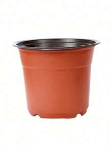 10/20/50/200pcs Two-Tone Plastic Flower Pot For Planting With Thickened Nutrient Bowl For Seedling Cultivation, Disposable Design For Succulents - Multicolor - View 10
