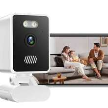 2K Indoor Camera 360-Degree Smart Window Camera, Home Camera With Blacklight Technology, Pet Camera, Dog And Cat Indoor, Baby Monitor With Mobile App, Home Camera With Audio And Video, Two-Way Audio, With Speaker, Motion Tracking, Infrared Night Vision, Wireless Camera, Continuous Recording, Alexa And Mobile App Compatible, Home Surveillance System For Home, Warehouse, Store - White - View 10