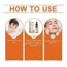 west&month Vitamin C Facial Essence With Hyaluronic Acid 30ml - Anti-Aging Serum To Help Reduce Dark Spots, Fade Fine Lines And Improve Skin Dullness, Moisturizing & Nourishing Formula For Brightening And Revitalizing All Skin Types - Màu vàng - Xem 9