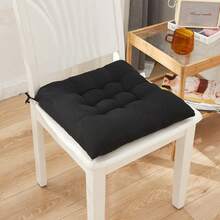 1pc Casual Style Polyester Chair Cushions, Machine Washable, Durable Knitted Design, Comfortable Support For Garden, Dining & Office Chairs, Multipurpose Use, 40x40cm, Chair For Living Room,Office Chairs, Dining Chairs, And Other Cushions And Backrests,Home Decor