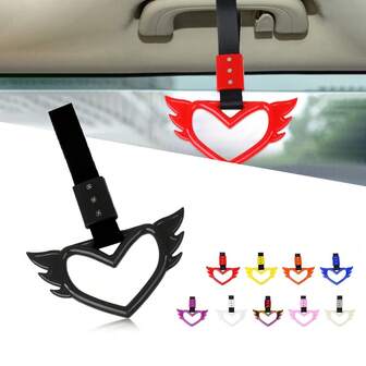 1PC JDM Train Bus Handle Hand Strap Tsurikawa Ring Heart Styling Drift Charm Strap Drift Auto Accessories Car Strap Car Interior Decoration