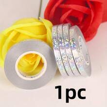 5 pezzi/set 10m Nastri a spirale argentati a pois, accessori per palloncini da matrimonio con paillettes, nastri per legare palloncini in plastica di colori misti, per regali, artigianato, profumo, matrimoni, compleanni, vacanze, decorazioni per feste, Ognissanti, Natale - Argento - Visualizzare 8