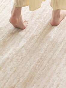 1pc Faux Wool Bohemian Geometric Pattern Kitchen Rug & Mat, Bedroom Carpet, Machine Washable, Suitable For Kitchen, Laundry Room, Bathroom, Bedroom, Living Room, Entryway, All Season, Soft & Comfortable, Minimalist Design - Green - View 11