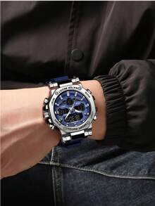 Foxbox LIGE Fashion Teenager Watch Waterproof Luminous Watch Electronic Display Date Calendar Small Window Accurate Clock Multifunction