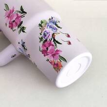 1pc 14oz Stainless Steel Travel Tumbler With Handle & Straw, Double Wall Insulated Sports Water Bottle For Outdoors, Home, Office, Back To School, Thanksgiving, Valentine's Day Gift - 彩色 - 查看 7