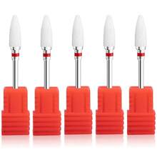 Bộ 5 hoặc 10 dụng cụ cắt gốm, mũi khoan móng, dụng cụ mài móng gel, dụng cụ loại bỏ lớp biểu bì, bộ giũa móng điện, phụ kiện - Nhiều màu - Xem 37