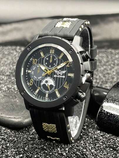 ساعة رجالية عصرية بتصميم بسيط، ساعة طالب بقرص كبير، ساعة كاجوال كوارتز للأعمال، ساعة معصم رجالية للإطلالة اليومية