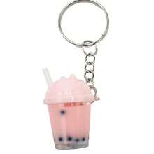 Cute Mini Bubble Tea Keychains, Creative Simulated Beverage Pendants, Unique Bag Decorations And Small Gifts