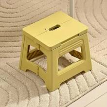 1 Piece, Lightweight And Non-Slip, Easy To Grip Design, Space-Saving, Modern Plastic Material, Portable Folding Ladder, Modern And Simple Style, Multi-Color Optional, Folding, Non-Slip Pedal, Stable Load-Bearing, Household Folding Ladder