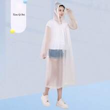 1 قطعة معطف مطر خفيف الوزن للتخييم والرحلات البرية، معطف مطر مُسمك، دافئ ومقاوم للرياح، مناسب للتسلق والتخييم والعمل والسيناريوهات الممطرة والدراجات في فصلي الخريف والشتاء