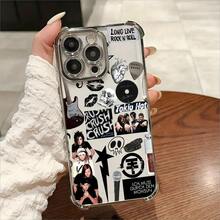 Funda de teléfono de Tokio Hotel de Tom Kaulitz es adecuada para for  16, 15, 14, 13, 12, 11 Pro Max, X, XR, XSMAX, 8 y 404 Plus, con un respaldo suave transparente que es resistente a caídas.17,17 Pro Max - Plateado - Ver 2