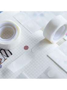 100pcs/Roll Double-Sided Transparent Balloon Glue Dots For Wedding & Birthday Decoration,
