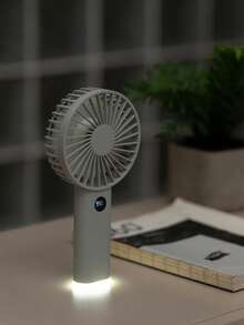 ViSSKO Portable Handheld Fan With Digital Display, 100 Speeds, 3600mAh Battery & Bottom Night Light Design - Multicolor - View 5