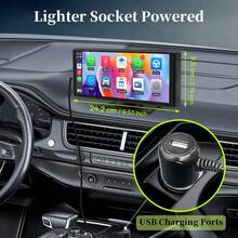 10.26 Inch Car Radio Multimedia Video Player Wireless Carplay And Wireless Android Auto Portable Universal Car Monitor