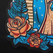 ST John's Shamrocks Mexico Guadalupe Baseball Jersey,Exquisite Embroidered Baseball Shirt,Unisex - màu đen - Xem 8