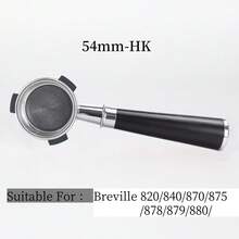 Cabo para porta-filtro sem fundo de 54 mm compatível com máquinas de café expresso Breville, cesto de filtro em aço inoxidável, acessórios para cabo Breville - Multicolorido - Ver 9