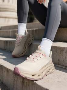 Women's Slip On Walking Shoes Hands Free Non Slip Comfort Workout Gym Athletic Casual Breathable Running Tennis MoveSlide Fashion Sneakers - 淺粉色 - 查看 9