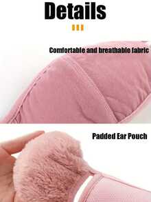 3 Stücke bequeme Fleece Ohrenwärmer Gesichtsmaske - elastische Wärme | Winterkälteschutz, verstärkter Fleece 2-in-1 Wind- und Kälteschutz Gesichtsmaske und Ohrmaske, geeignet für Jungen und Mädchen