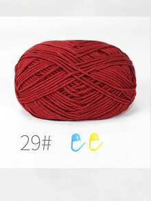 1/3包 50克 4股钩针线，带记号扣的钩针线，初学者钩针套装，多包装编织线，优质腈纶线，柔软钩针线，DIY工艺品，围巾（配饰颜色随机）