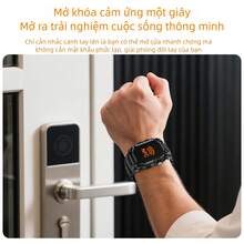 LOKMAT Đồng hồ thông minh APPLLP 7 MAX, màn hình AMOLED 2.06 inch, hỗ trợ thẻ SIM 4G/5G, tương thích với thiết bị Android & iOS, camera độ phân giải cao xoay 180°, dữ liệu di động, Wi-Fi, tải ứng dụng của bên thứ ba, hệ điều hành Android 8.1. - APPLLP 7 MAX - Xem 9