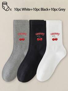 40只/30只/24只装男女通用舒适运动袜，适合运动和训练，女士长袜，适合休闲和商务穿着，抗菌、柔软、黑白配色，防臭、吸湿排汗、轻便透气，适合秋冬季节穿着，另有20只/10只/8只/6只/4只/2只装可选。透气性极佳。 - 彩色 - 查看 12