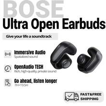 Bose Auriculares inalámbricos con tecnología OpenAudio, auriculares inalámbricos de oído abierto, hasta 48 horas de duración de la batería, color negro - Negro - Ver 2
