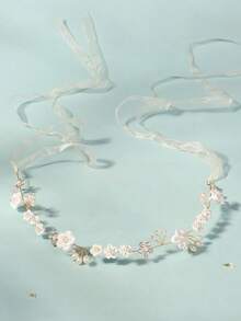 1件装发饰头饰婚礼发饰珍珠发饰生日派对初领圣餐婚礼情人节配饰