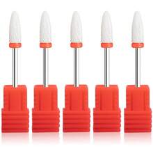 Bộ 5 hoặc 10 dụng cụ cắt gốm, mũi khoan móng, dụng cụ mài móng gel, dụng cụ loại bỏ lớp biểu bì, bộ giũa móng điện, phụ kiện - Nhiều màu - Xem 33