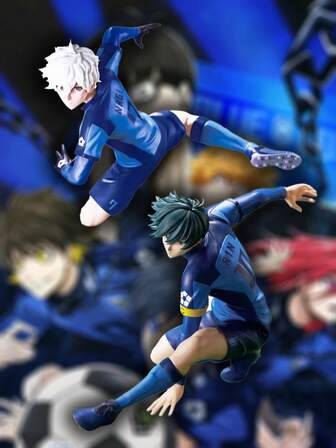 bandai Nagi White-Haired Soccer Star Rin Soccer Star Anime Collectible - PVC Statue, Perfect Christmas Gift & Decor, Kaito, Figurine, Best For Christmas