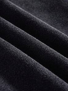 Women's Autumn And Winter Retro Letter Printing Casual Simple Retro Street Daily Comfortable Long Sleeve Thermal Lined Washed Round Neck Sweatshirt