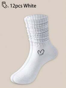 40只/30只/24只装男女通用舒适运动袜，适合运动和训练，女士长袜，适合休闲和商务穿着，抗菌、柔软、黑白配色，防臭、吸湿排汗、轻便透气，适合秋冬季节，另有20只/10只/8只/6只/4只/2只装可选。透气性极佳。 - 彩色 - 查看 11